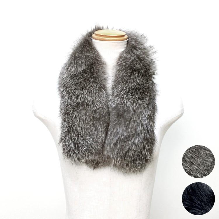 日本製 フォックス ファー マフラー ブルーフロストフォックス 爆買