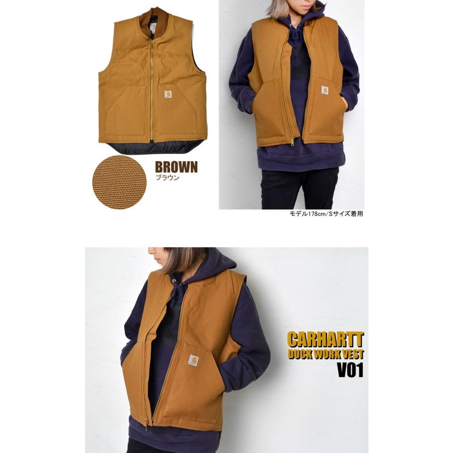 Carhartt（カーハート） ベスト 中綿 メンズ ベスト ベスト ダック