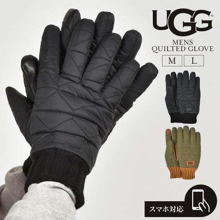 UGG（アグ） 手袋 メンズ グローブ 防寒 防水 防風 スマホ対応 冬 裏