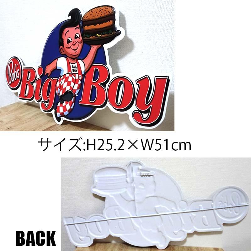 アメリカン レトロ ブリキ看板 可愛い US embossed SIGN BIG BOY