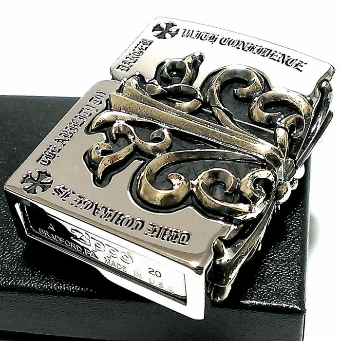 ZIPPO（ジッポー） ジッポ ライター メタルジャケット クロス シルバー