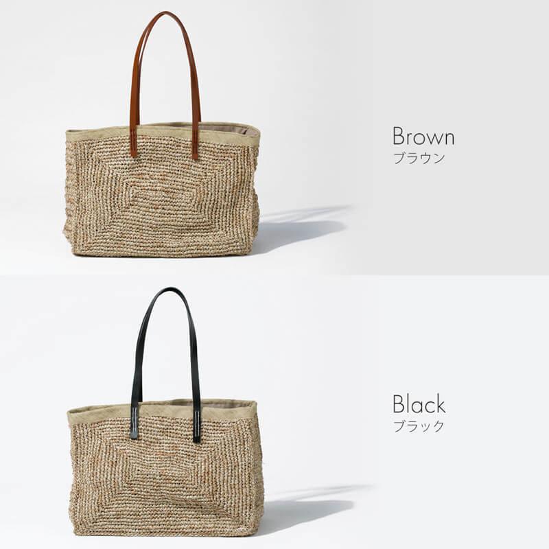HAYNI（ヘイニ） かごバッグ トートバッグ ラフィア素材 ショルダー
