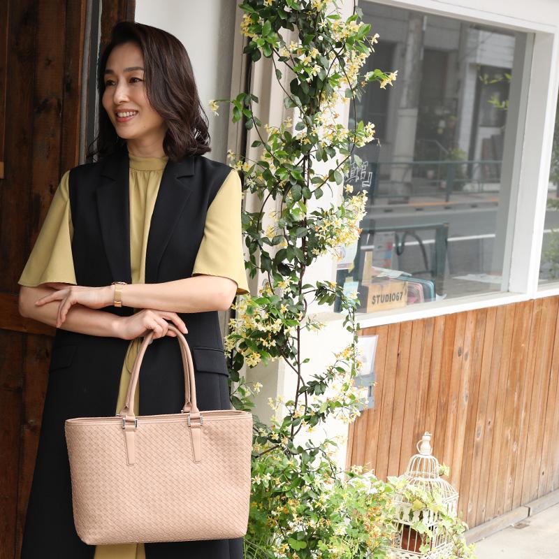 傳濱野 【傳濱野】手編みで仕立てる濱野家のラム革イントレチャートA4