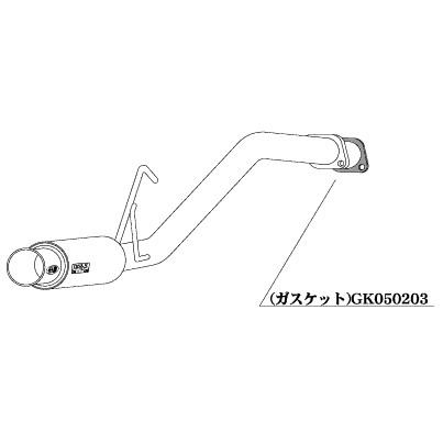 柿本改 柿本 改 マフラー GTbox 06&S ダイハツ ムーヴカスタム LA/ABA
