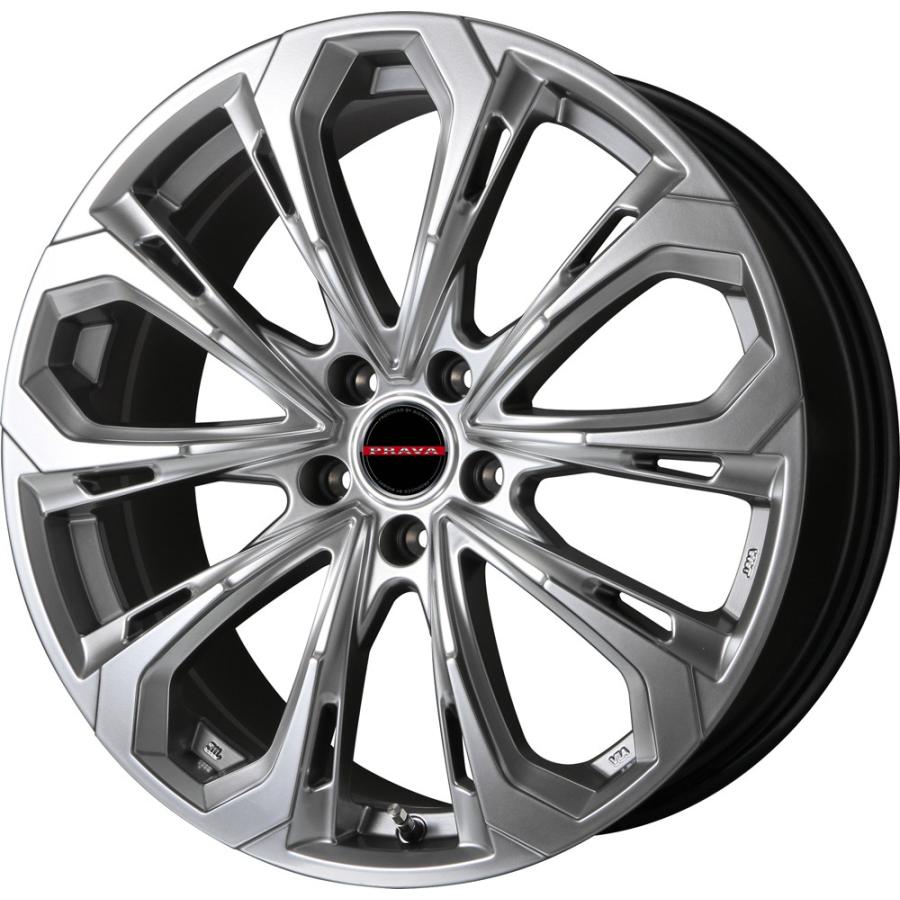 BIGWAY LEYSEEN PRAVA 5X 20インチ 8.5J +45 5-114.3 クロームハイパー
