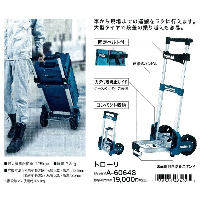 マキタ（makita） ツールケース マックパック用キャリー トローリ A