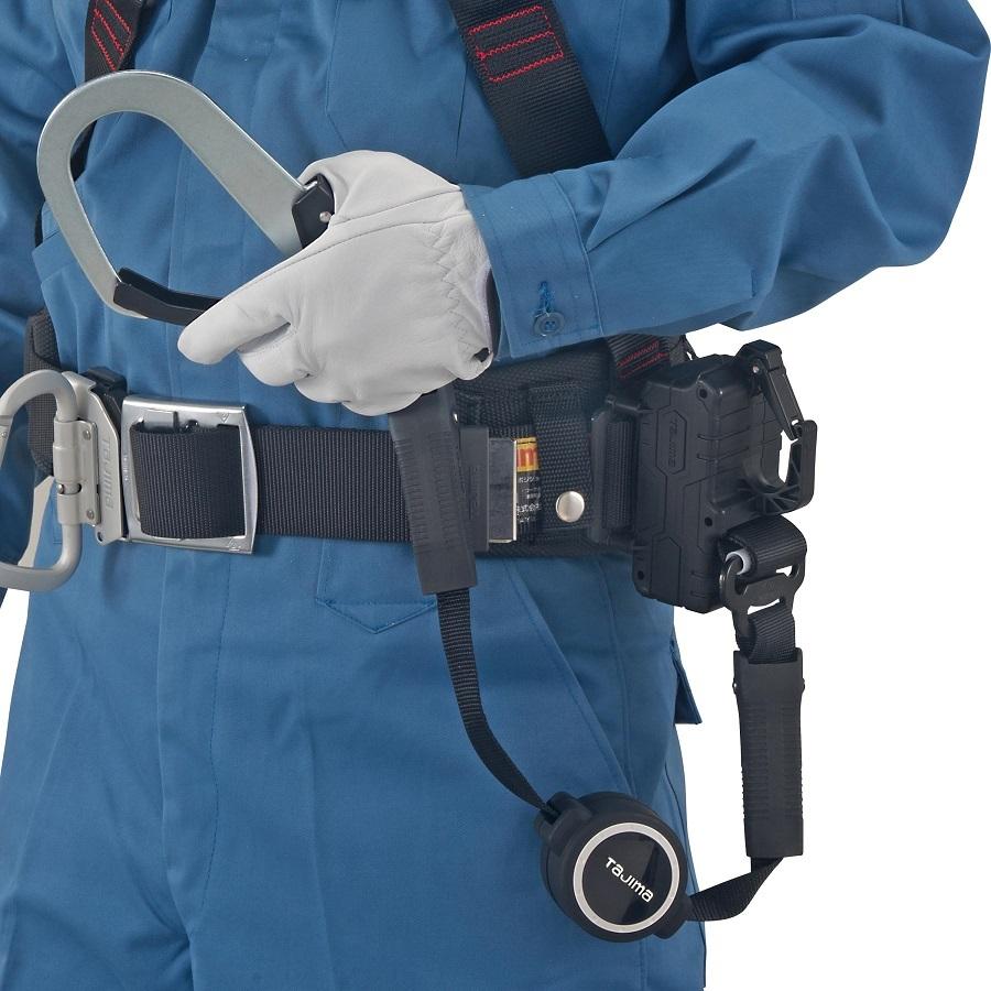 Tajima（タジマ） 胴ベルト用 縦型ランヤード/ロックなし巻取 B1ER150