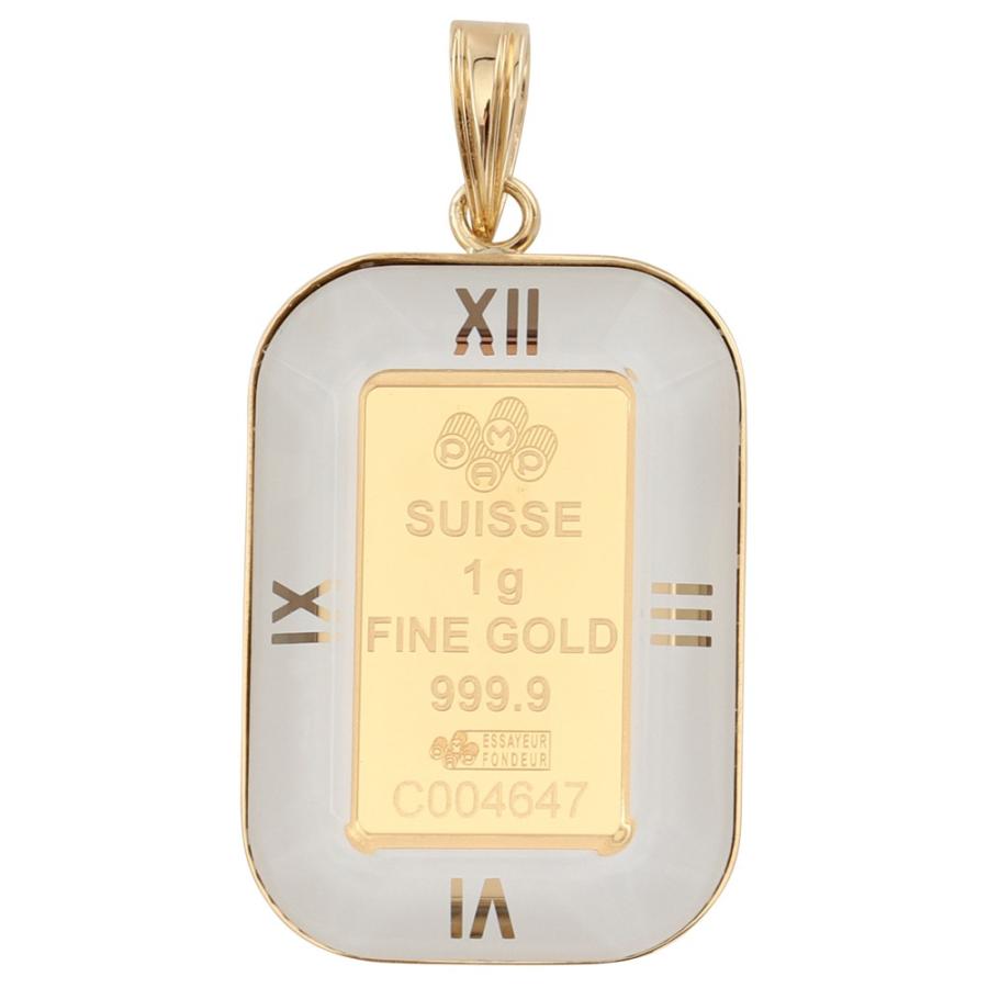 純金 K24 1g マリア ペンダントトップ コイン レディース メンズ 時計