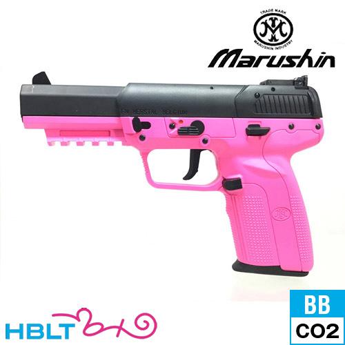 マルシン工業 マルシン FN 5−7 ファイブセブン V2 SHOCK ピンク（CDX