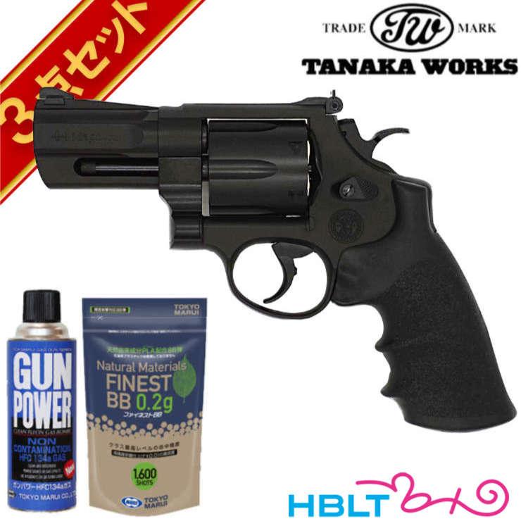 タナカワークス S&W M29 PC フラットサイド Ver.2 HW ブラック 3インチ