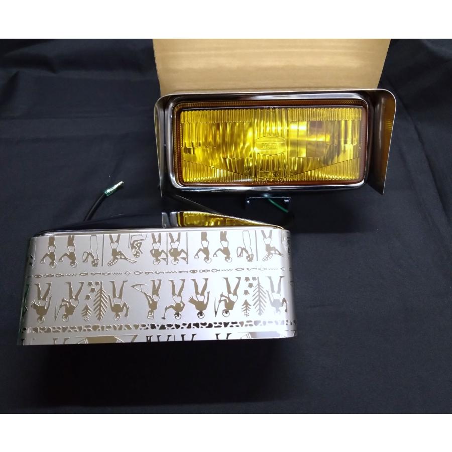 KOITO角フォグ エジプト柄バイザー付 左右セット : 常陸美装Yahoo