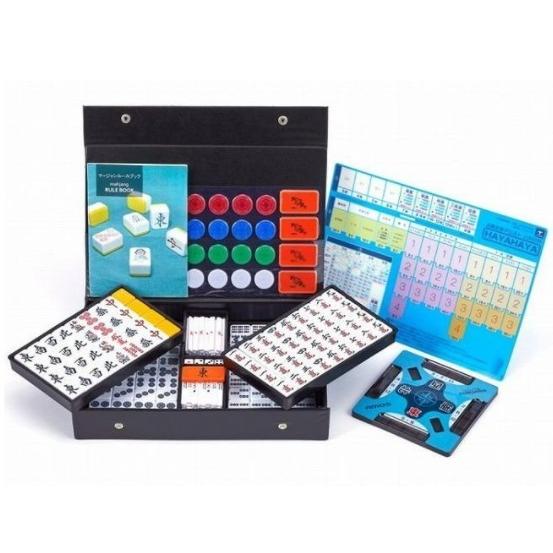 送料無料】AMOS 麻雀牌 マスターズ 麻雀セット 符計算も簡単に 大きく