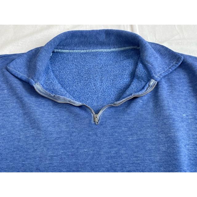 60's ビンテージスウェット ハーフジップ セットインスリーブ C&C片爪