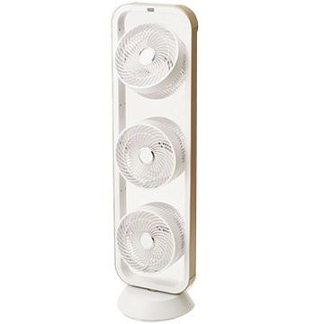 アルコレ 3連マルチファン サーキュレーター ホワイト 扇風機 3ファン