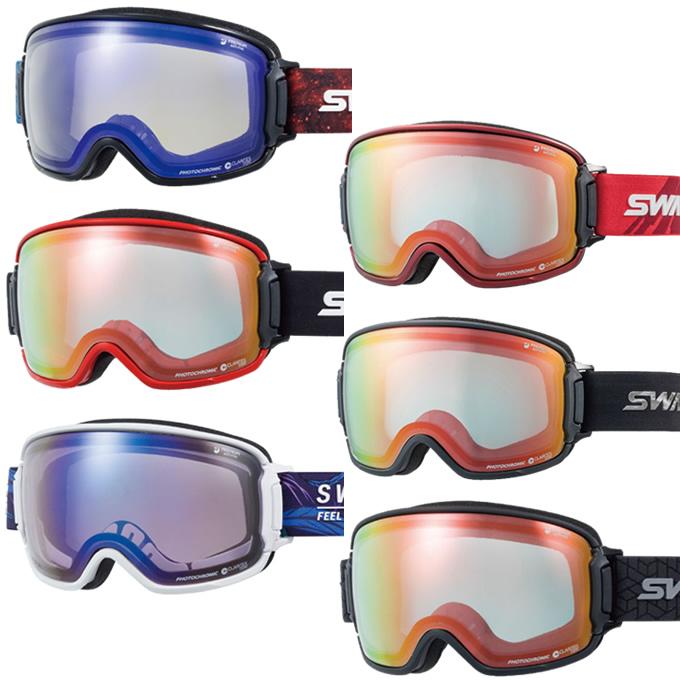 SWANS（スワンズ） スキー スノーボードゴーグル 眼鏡対応 メンズ