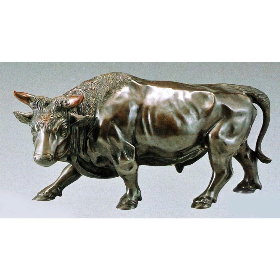 高岡銅器 牛の置物／立牛 25号上仕上 般若純一郎作品 送料無料 : 檜屋