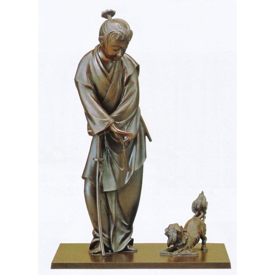 高村光雲の作品／元禄若衆 明治の巨匠の名作 桐箱付 高岡銅器通販 : 檜