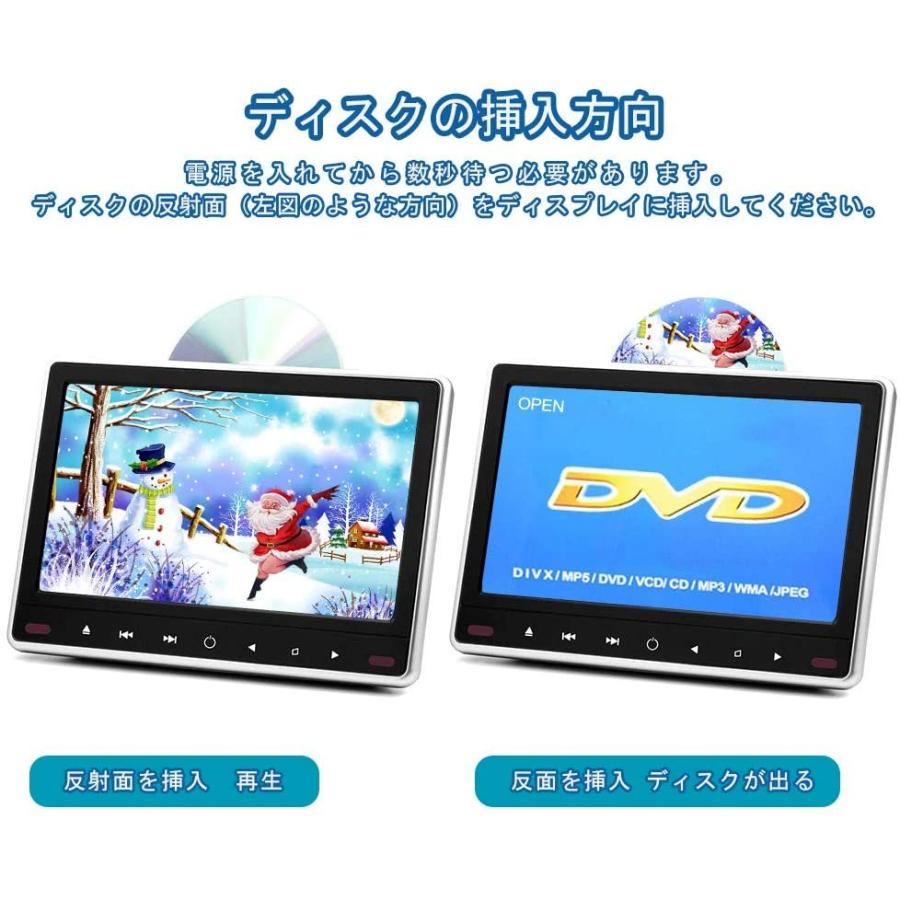DVDプレーヤー TV 車載用 後部座席 11.6インチ ヘッドレストモニター