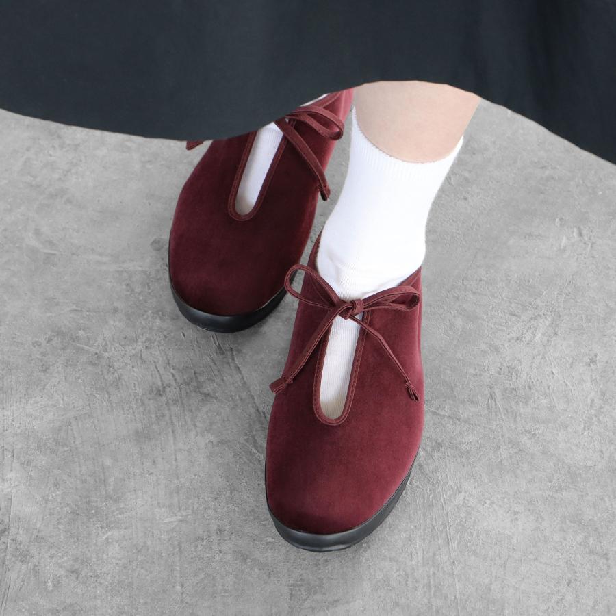 FINE VULCANIZED ベルベットプリムシューズ MOONSTAR ムーンスター