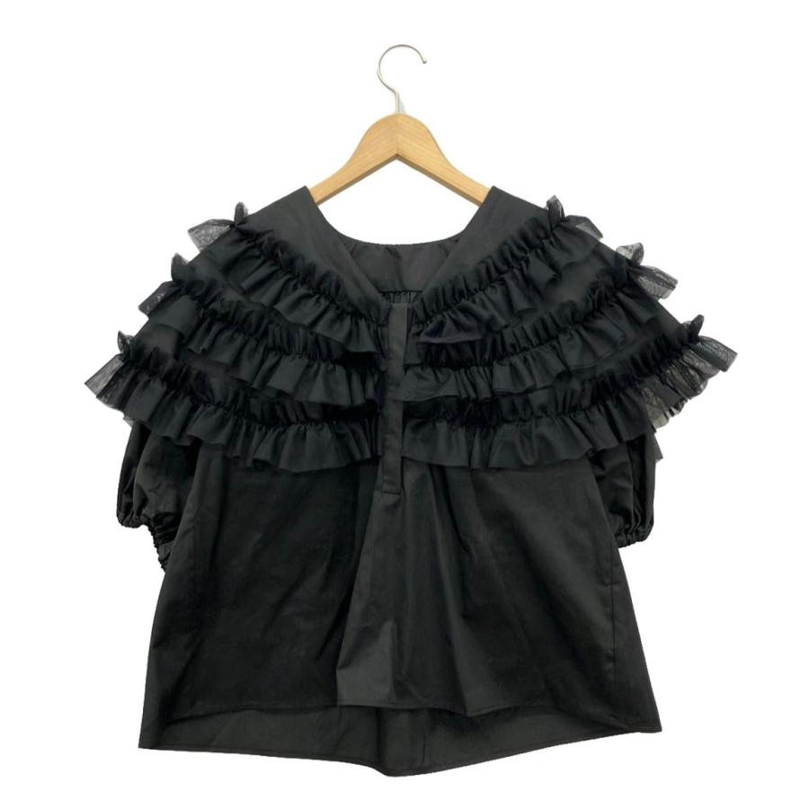 ロージーモンスター チュールフリルカラーブラウス レディース SIZE F