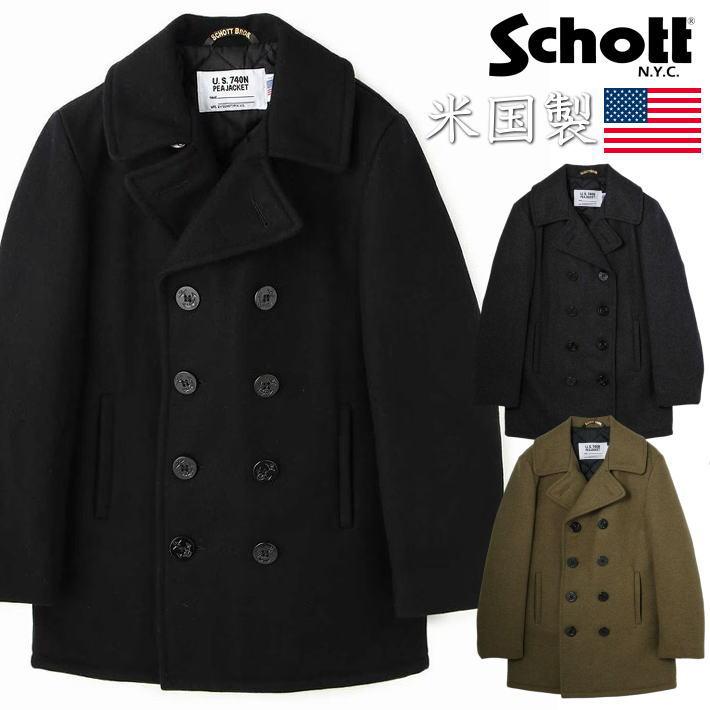 Schott ショット ピーコート Pコート 740US Y_U 7821154004 ☆REVM
