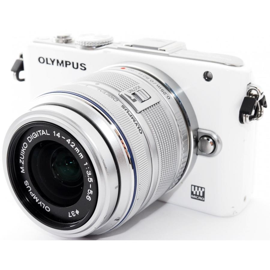 OLYMPUS PEN オリンパス ミラーレス Lite E-PL3 レンズキット ホワイト