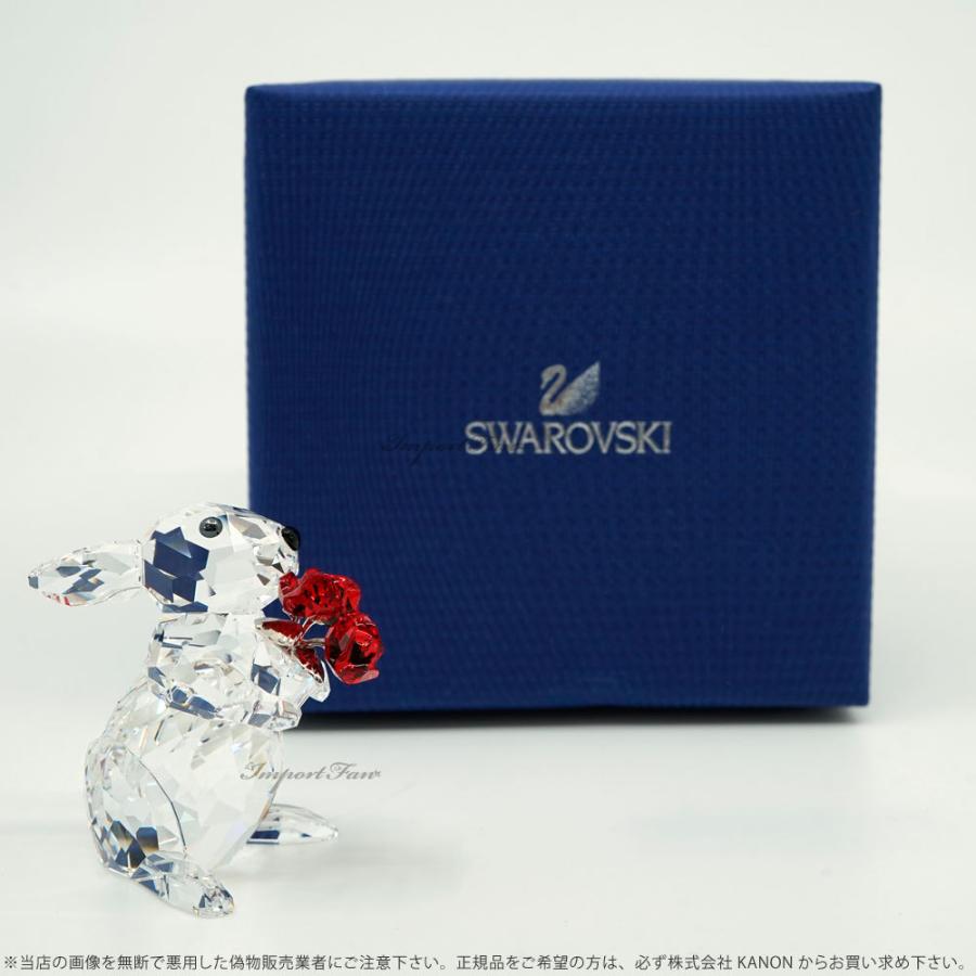 SWAROVSKI（スワロフスキー） ウサギとローズ バラ 薔薇 ギフト