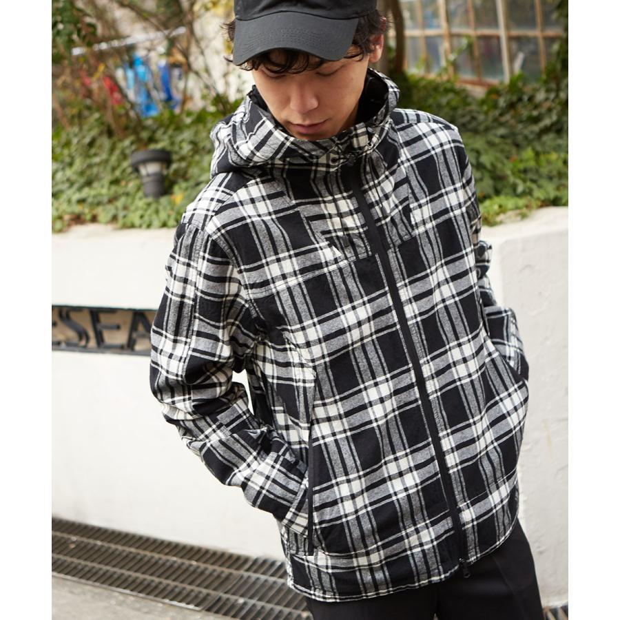 improves（インプローブス） チェック マウンテンパーカー メンズ