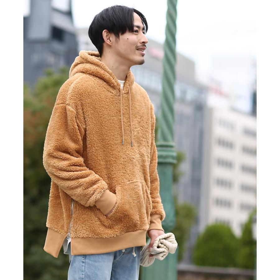 improves（インプローブス） マイクロフリース ボア パーカー メンズ