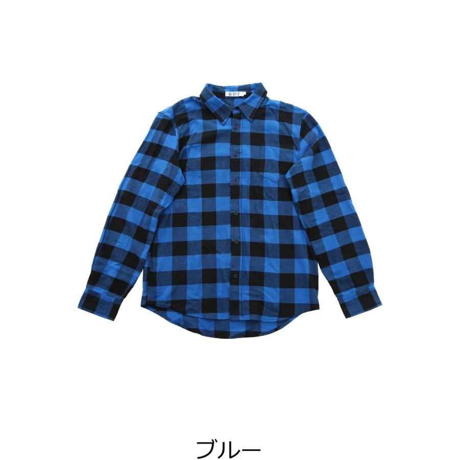 improves（インプローブス） ネルシャツ メンズ ブロックチェック柄