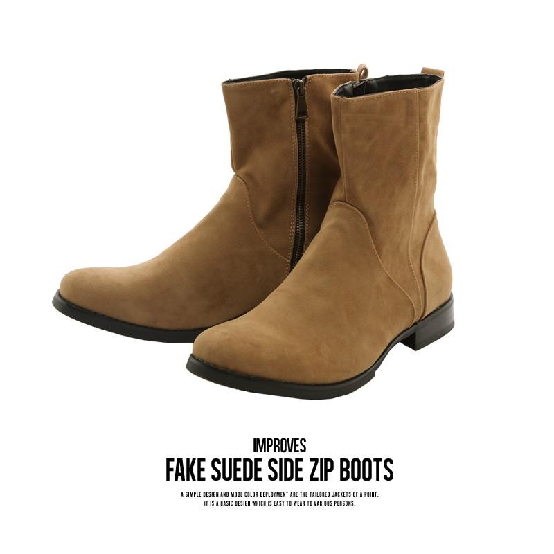 improves（インプローブス） ブーツ メンズ サイドジップ ショート