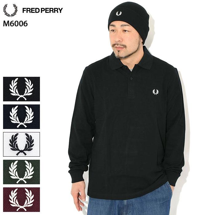 FRED PERRY（フレッドペリー） ポロシャツ 長袖 メンズ M6006 プレーン