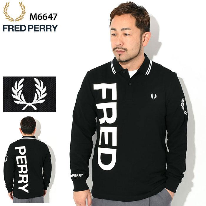 FRED PERRY（フレッドペリー） ポロシャツ 長袖 メンズ ボールド