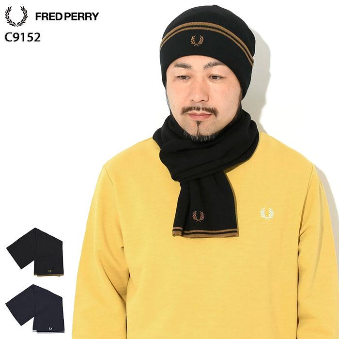 FRED PERRY（フレッドペリー） マフラー メンズ ツイン ティップド