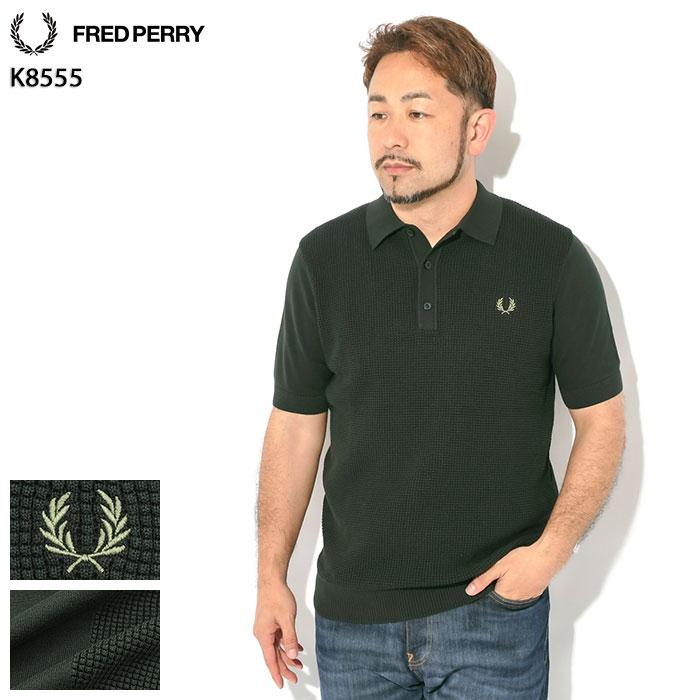 FRED PERRY（フレッドペリー） ポロシャツ 半袖 メンズ ワッフル