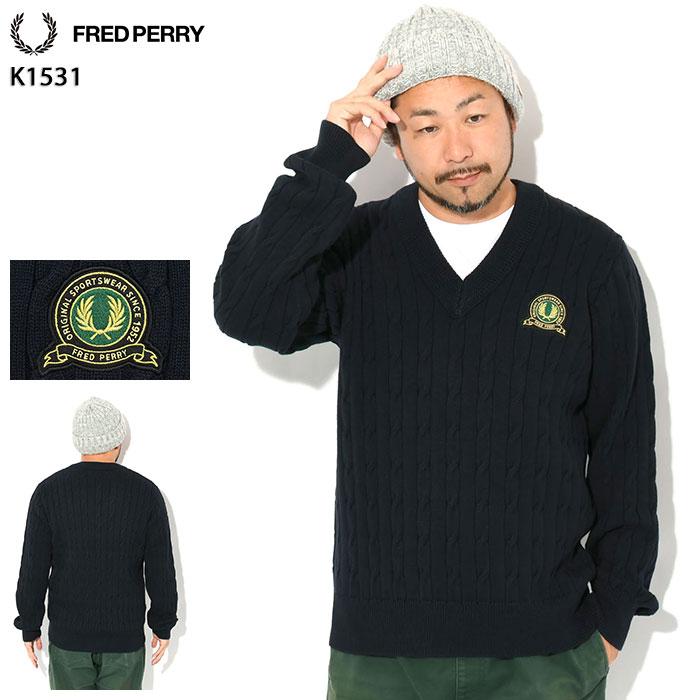 FRED PERRY（フレッドペリー） セーター メンズ テニス バッジ