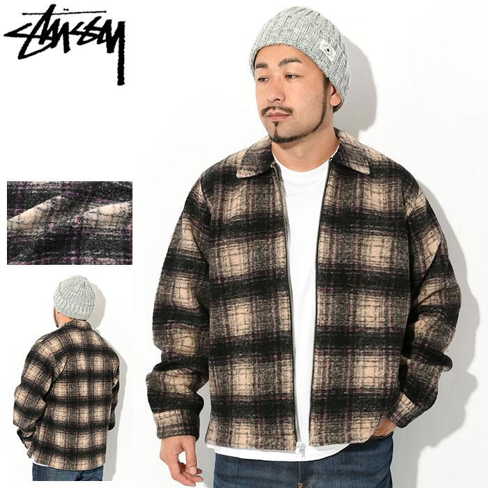STUSSY（ステューシー） ジャケット メンズ Wool Plaid Zip Shirt