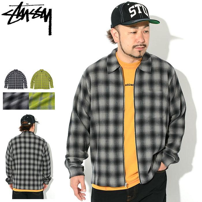 STUSSY（ステューシー） シャツ 長袖 メンズ Twisted Yarn Plaid Zip
