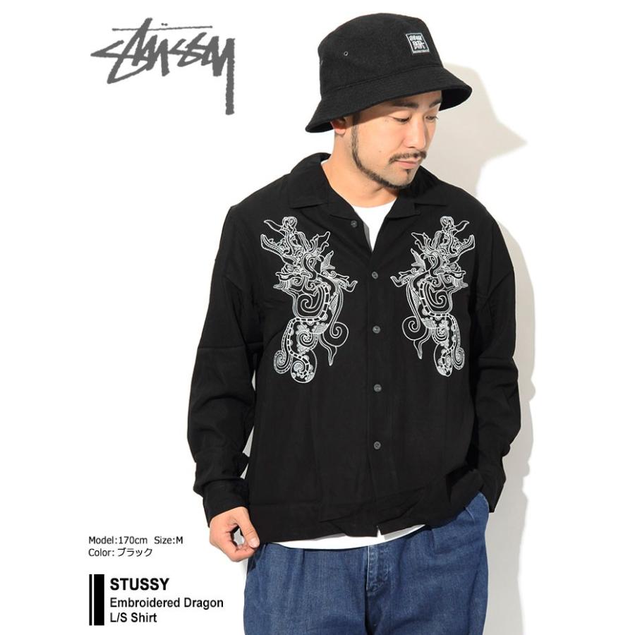 STUSSY（ステューシー） シャツ 長袖 メンズ Embroidered Dragon