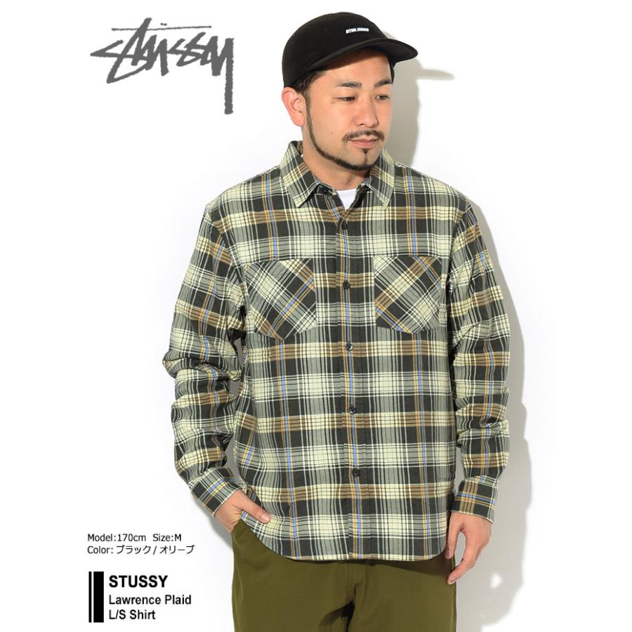 STUSSY（ステューシー） シャツ 長袖 メンズ Lawrence Plaid ( stussy
