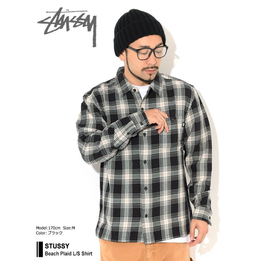 STUSSY（ステューシー） シャツ 長袖 メンズ Beach Plaid ( stussy