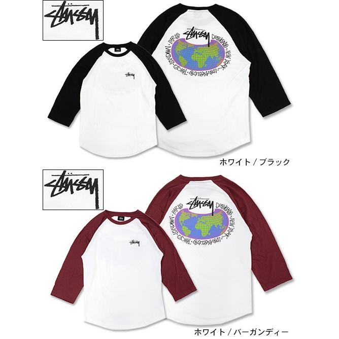 STUSSY（ステューシー） ラグラン 七分袖 Global Designs(stussy