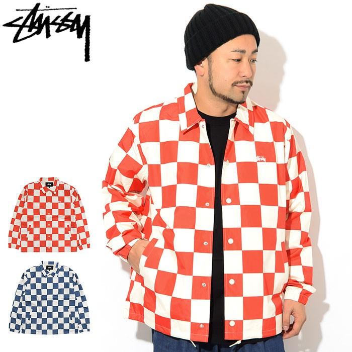 STUSSY（ステューシー） ジャケット メンズ Checker Coach(stussy JKT