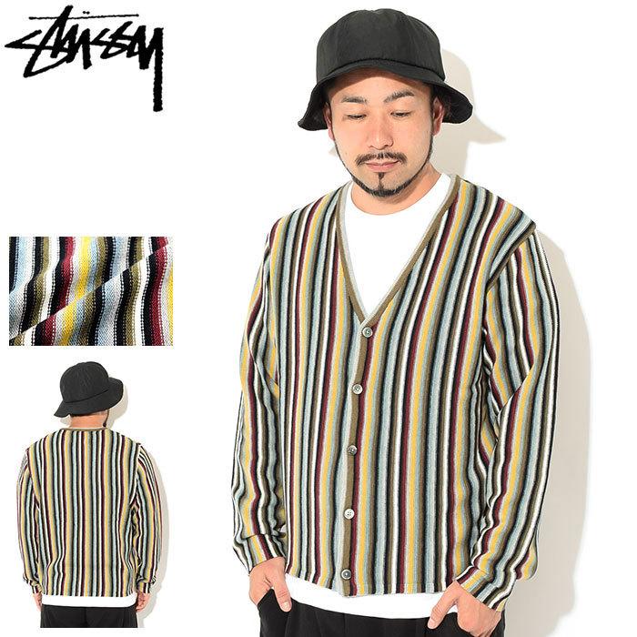 STUSSY（ステューシー） カーディガン メンズ Stripe Pattern ( stussy