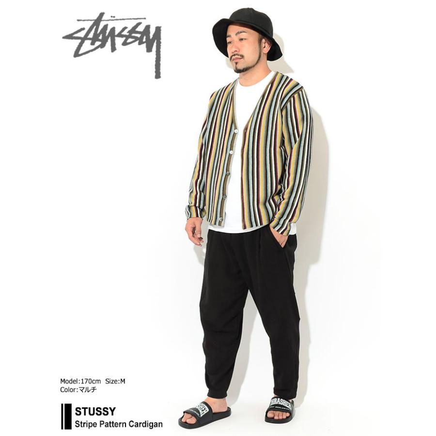 STUSSY（ステューシー） カーディガン メンズ Stripe Pattern ( stussy