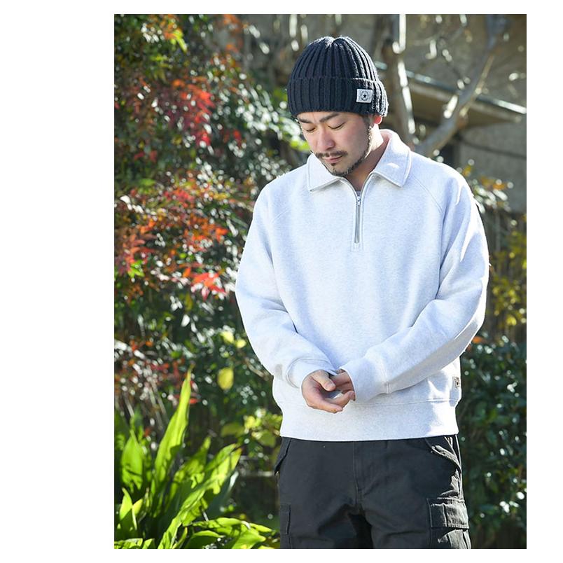 STUSSY（ステューシー） トレーナー メンズ Fleece Raglan Zip Mock