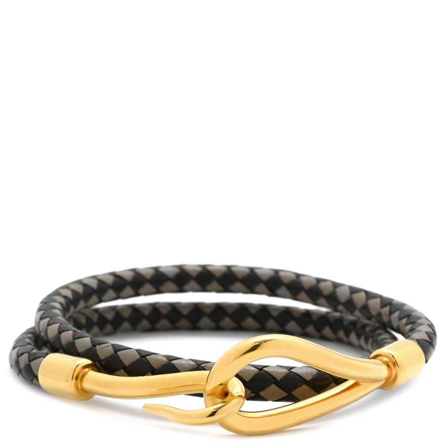 HERMES（エルメス） チョーカー ジャンボ レザー ブラック 二連