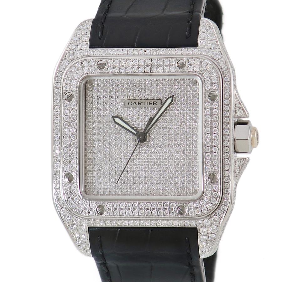 SANTOS DE CARTIER 【3年保証】 カルティエ サントス100 LM W20073X8