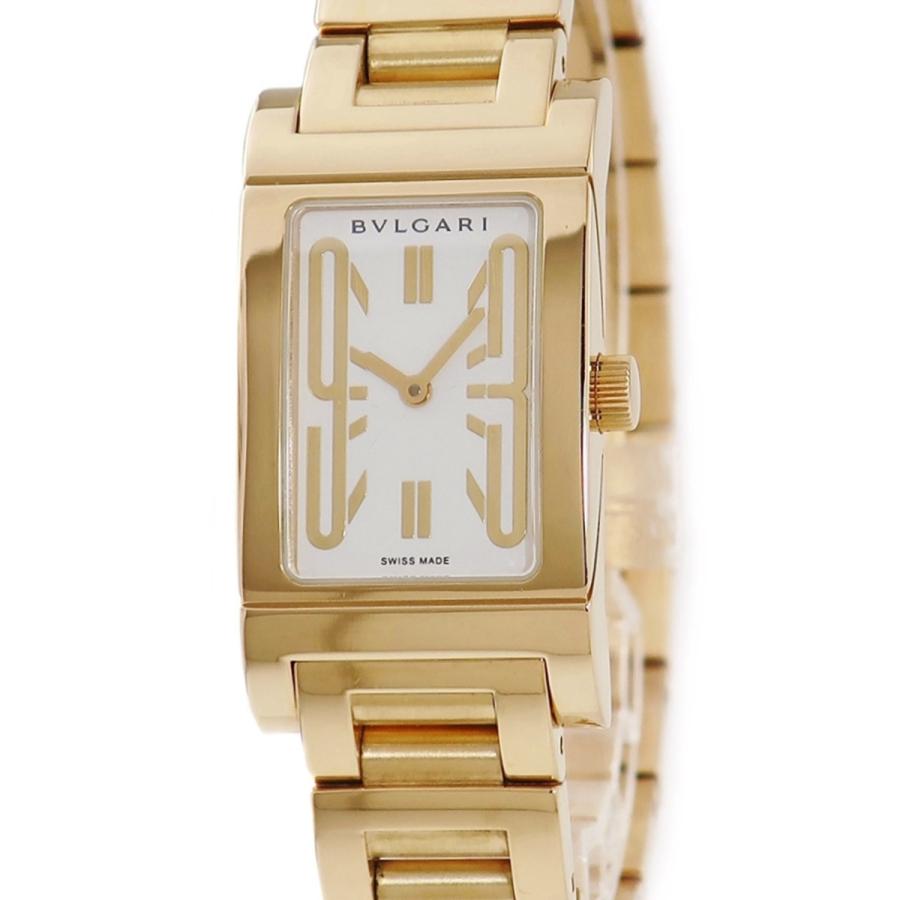 BVLGARI（ブルガリ） 【3年保証】 レッタンゴロ RT39G K18YG無垢 白 角