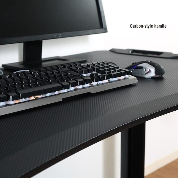 ゲーミングデスク 昇降式 PRO 高さ調整 スタンディングデスク ブラック